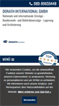 Mobile Screenshot of donath-muenchen.info